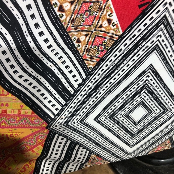 London Times Maxi Dress Halter Boho Paisley Multicolor Women's 14 - Picture 13 of 14